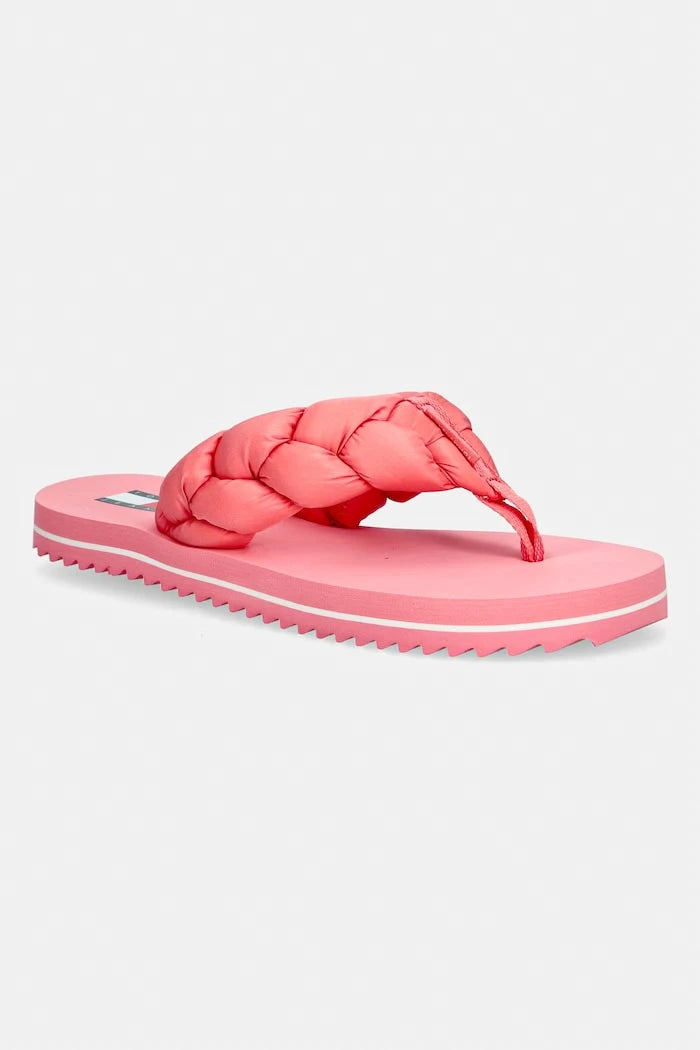 Tommy Jeans джапанки дамски BRAIDED THONG BEACH SANDAL