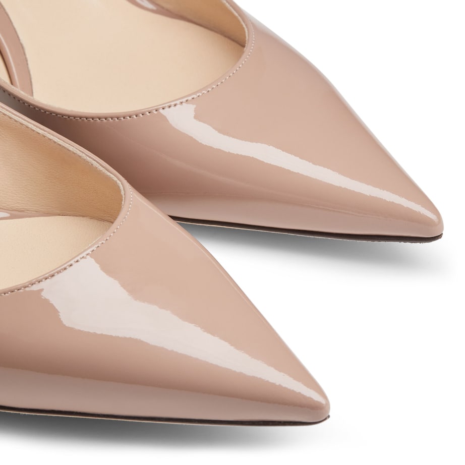 Jimmy Choo Pink Bing 65 Leather Mules