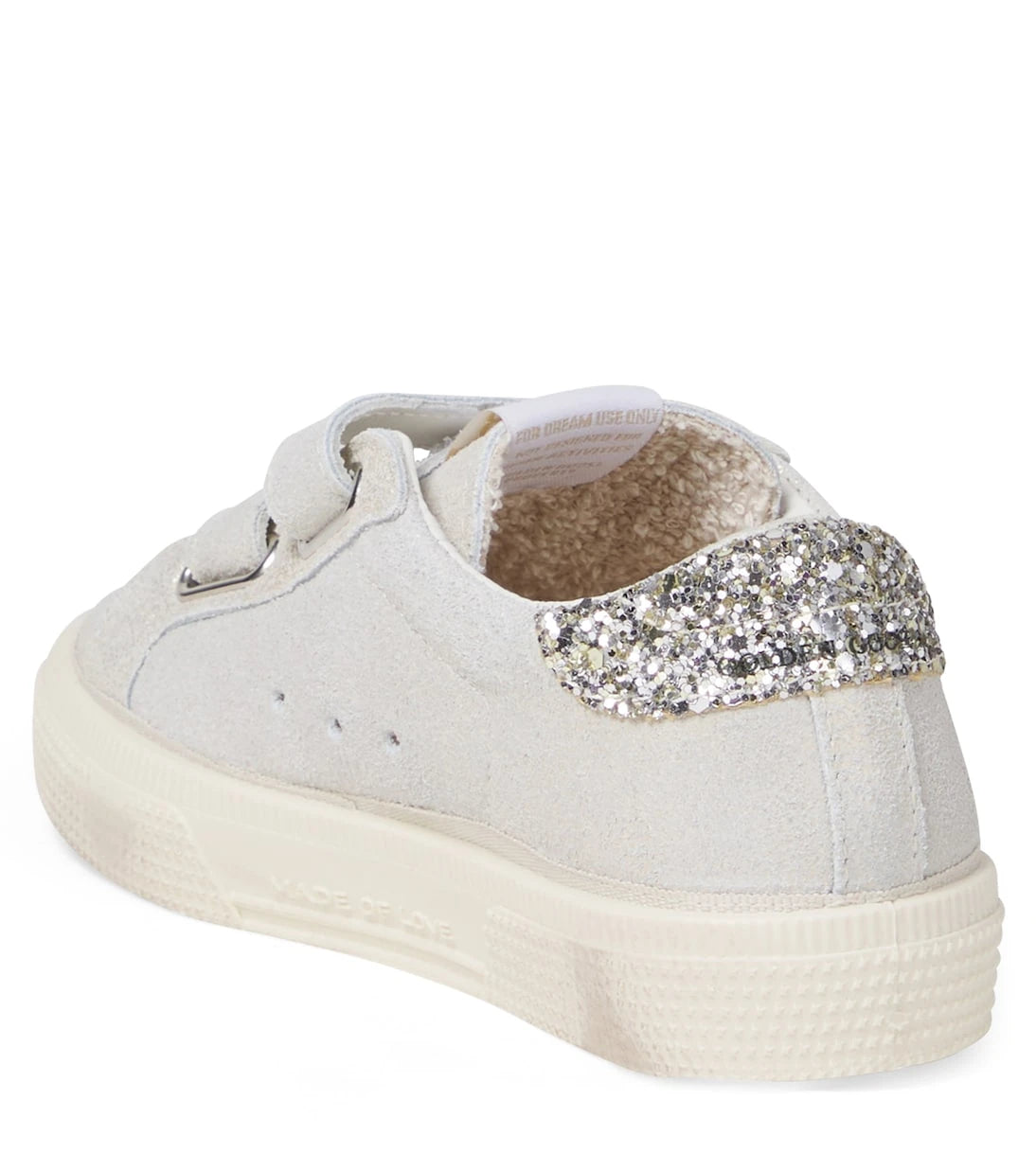 Golden Goose Kids - May School glitter leather sneakers