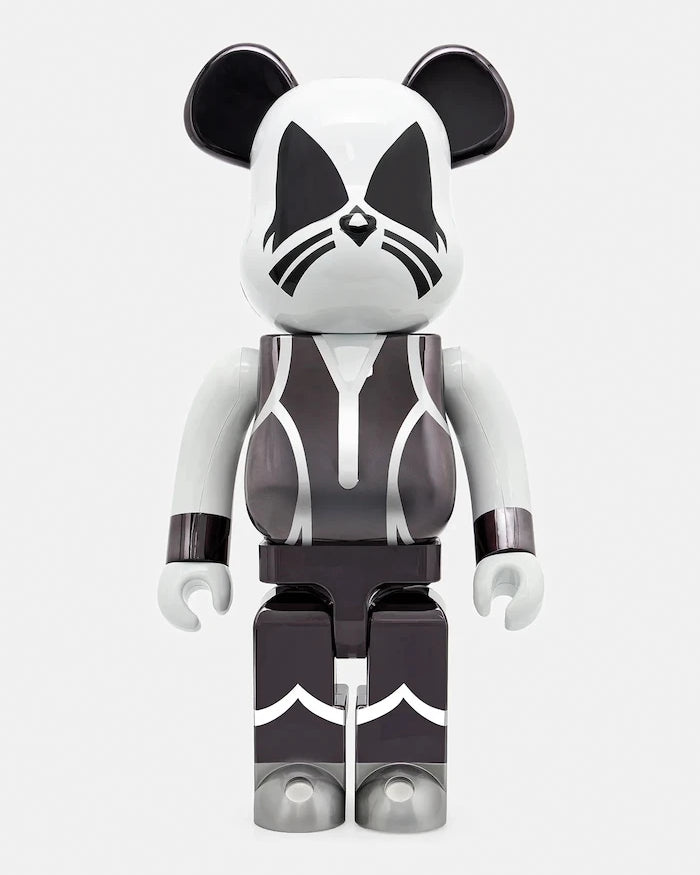 Декоративна фигурка Medicom Toy Be@rbrick KISS Catman Chrome Ver. 1000%