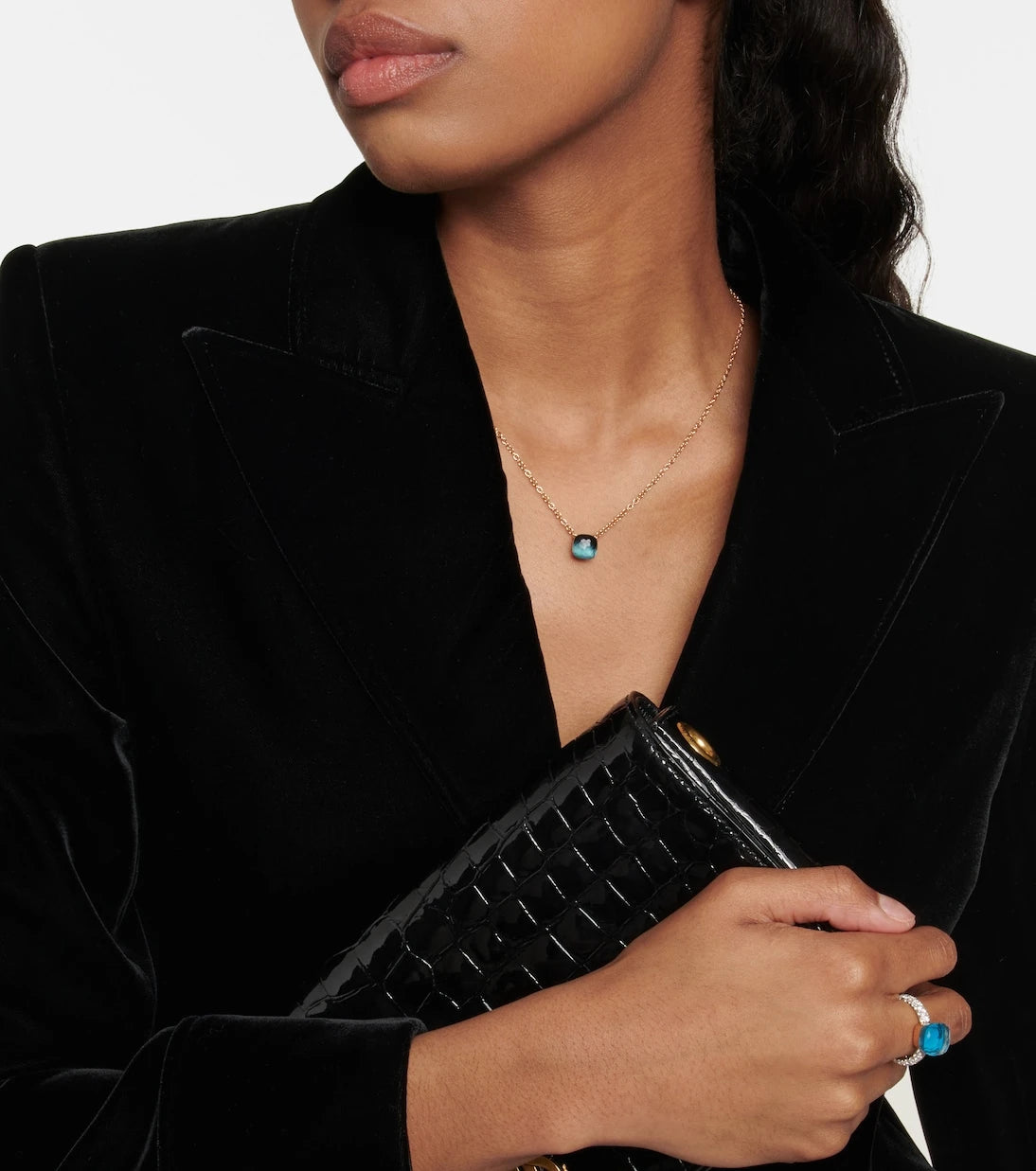 Pomellato - Nudo 18kt gold necklace with topaz