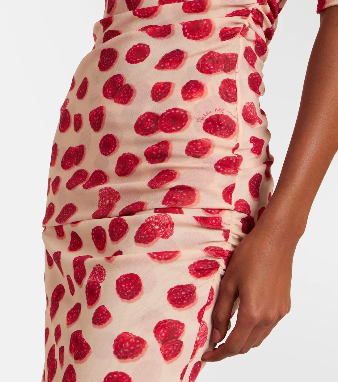Stella McCartney - Printed mesh T-shirt