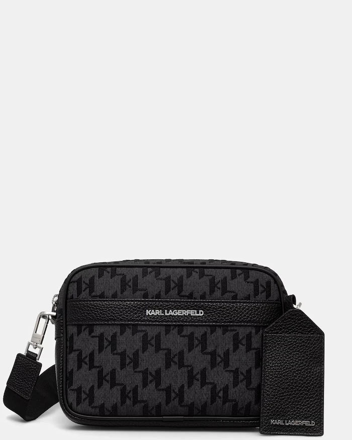Karl Lagerfeld erkek çapraz çanta K/MONOGRAM