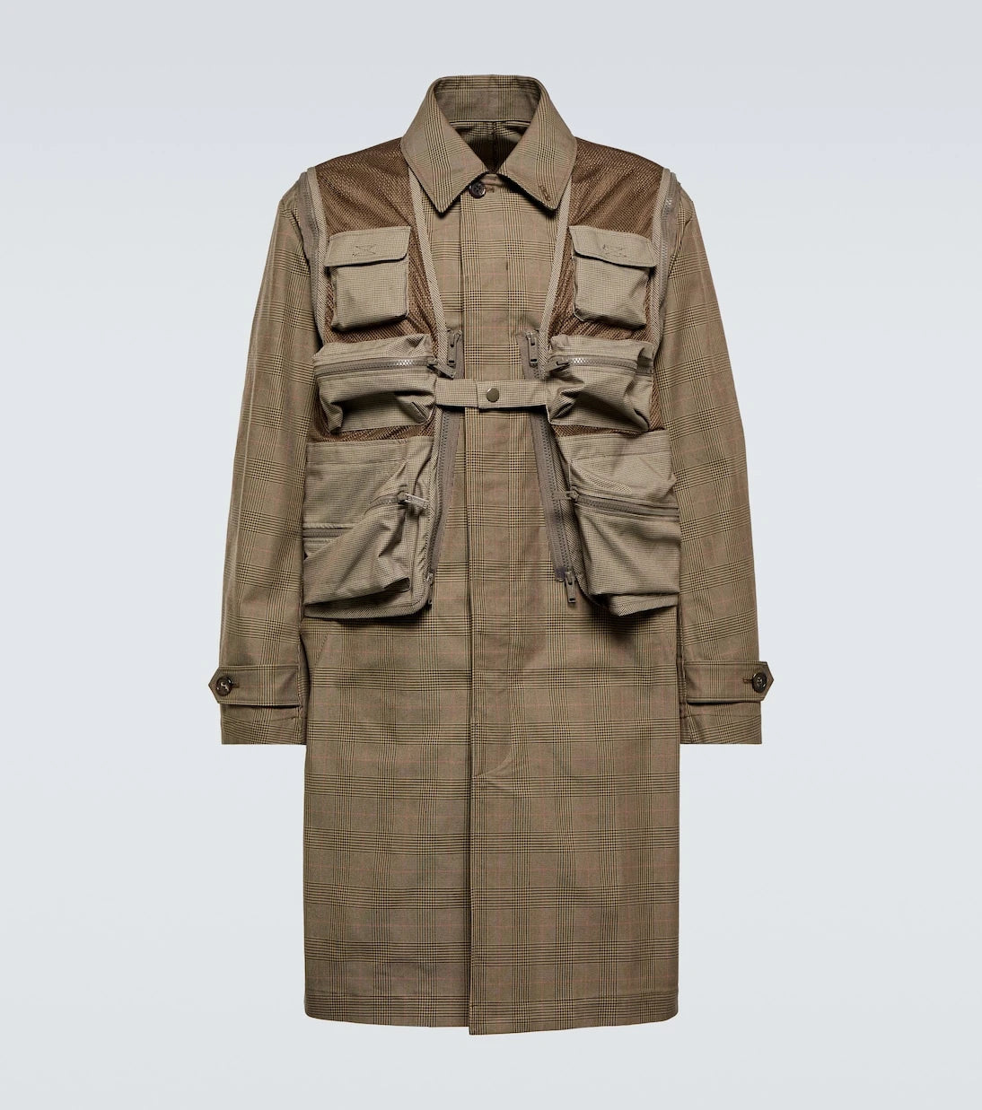 Undercover - معطف فني مع سترة قابلة للإزالة