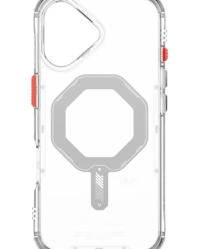 Yerleşik manyetik halkalı telefon kılıfı Skinarma Saido iPhone 17