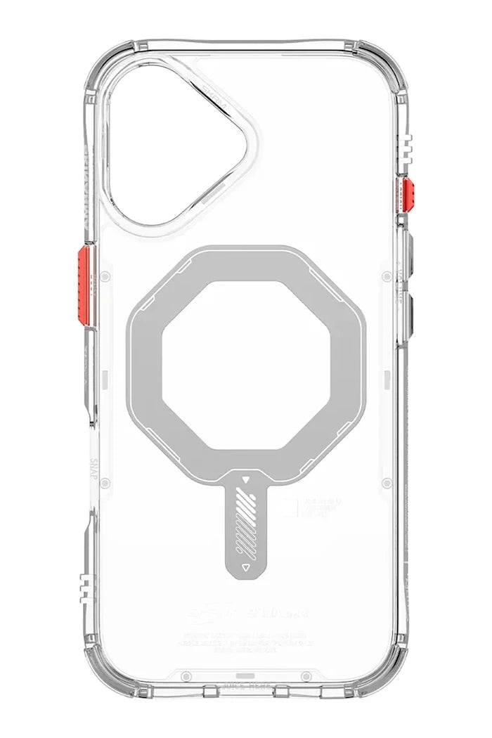 Yerleşik manyetik halkalı telefon kılıfı Skinarma Saido iPhone 17