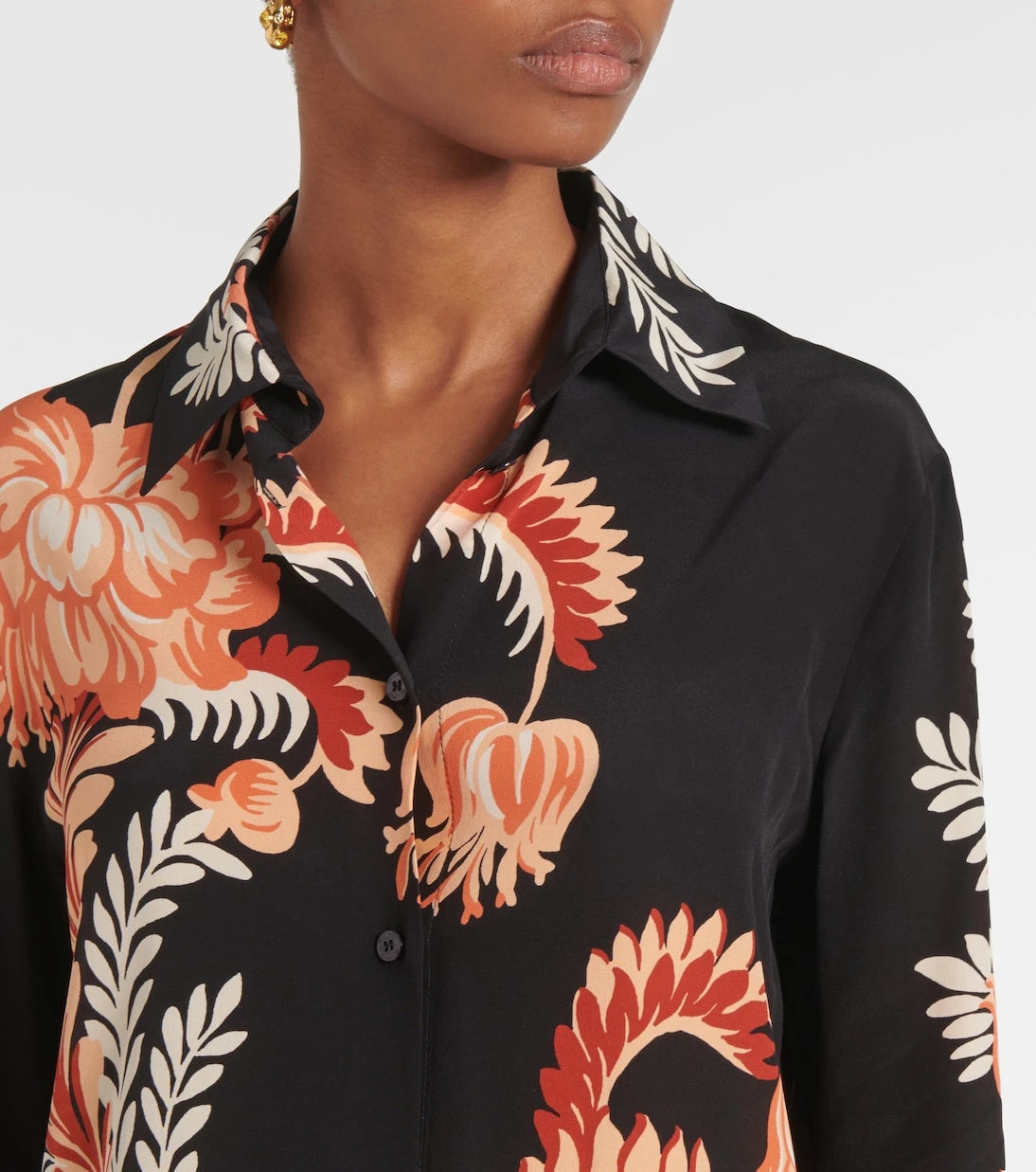 Etro - Printed silk crêpe de chine blouse