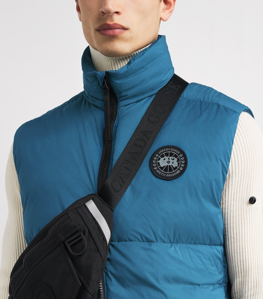 Canada Goose Blue Down Water-Repellent Packable Lodge Gilet