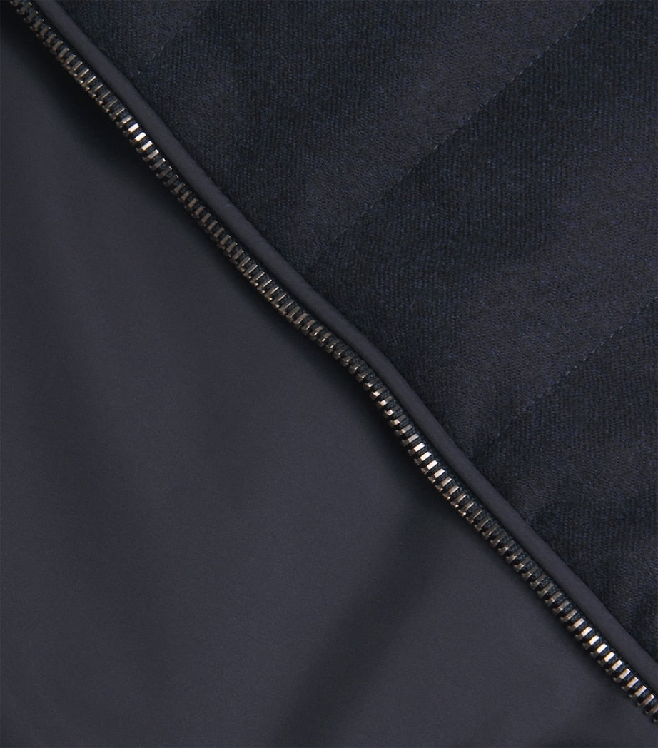 Virgin Wool Reversible Down Gilet