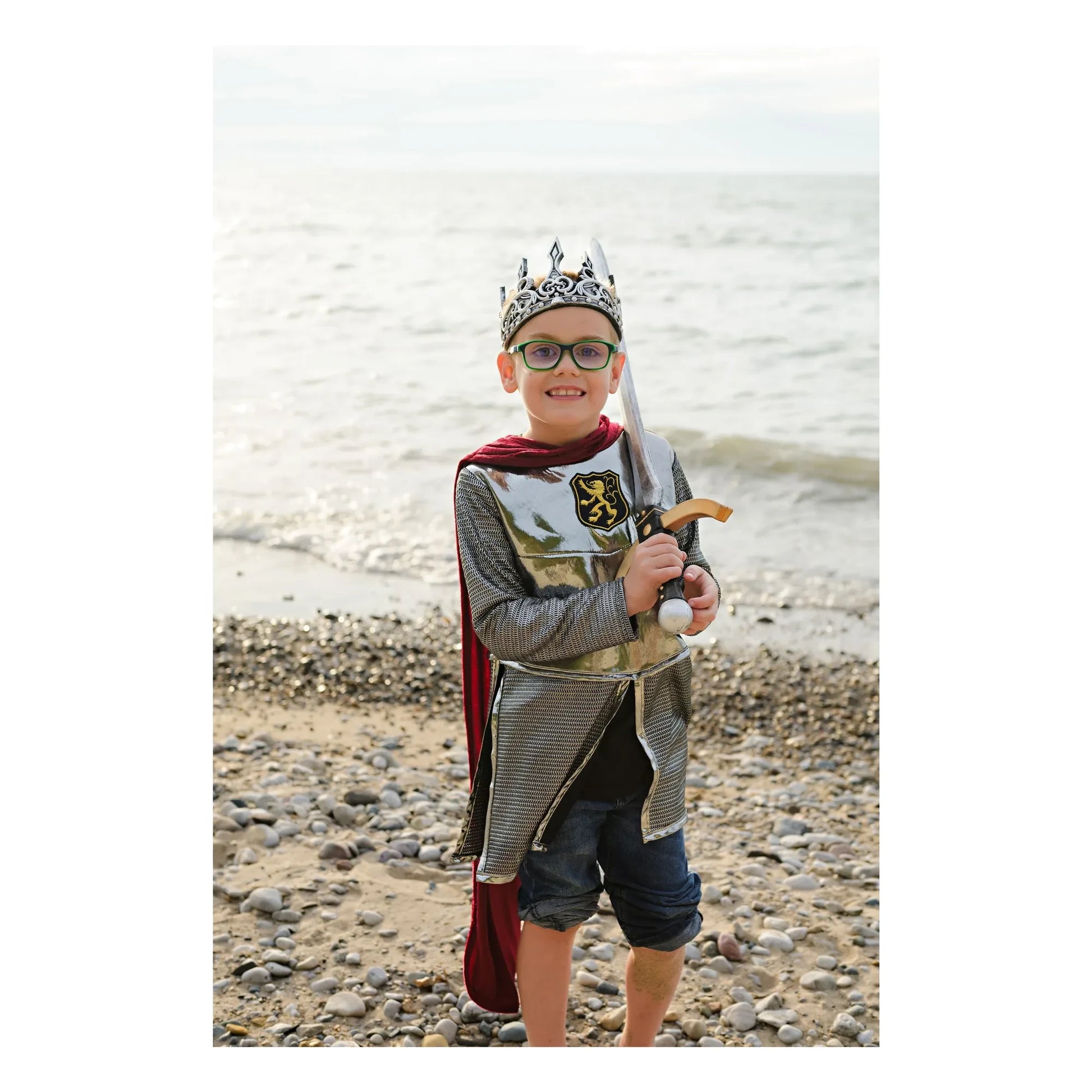 Great Pretenders - Knight disguise with cape | Silver