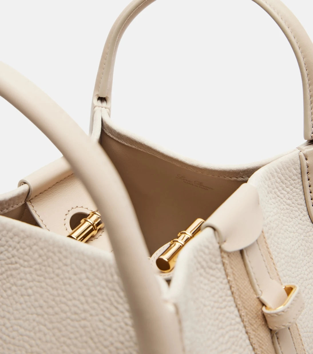 Loro Piana - Bale Small leather bucket bag