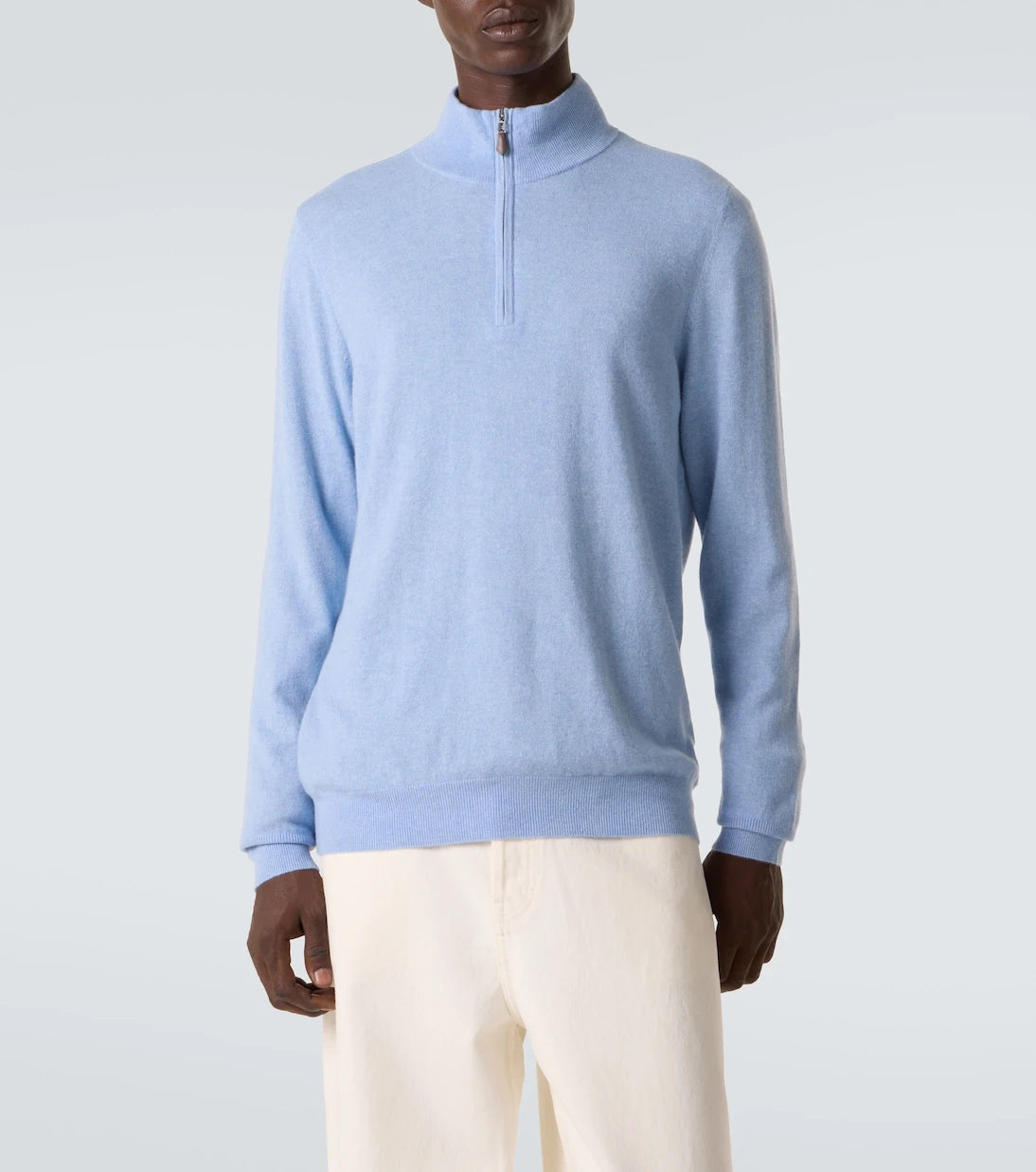 Arch4 - Mr Fenchurch cashmere half-zip sweater