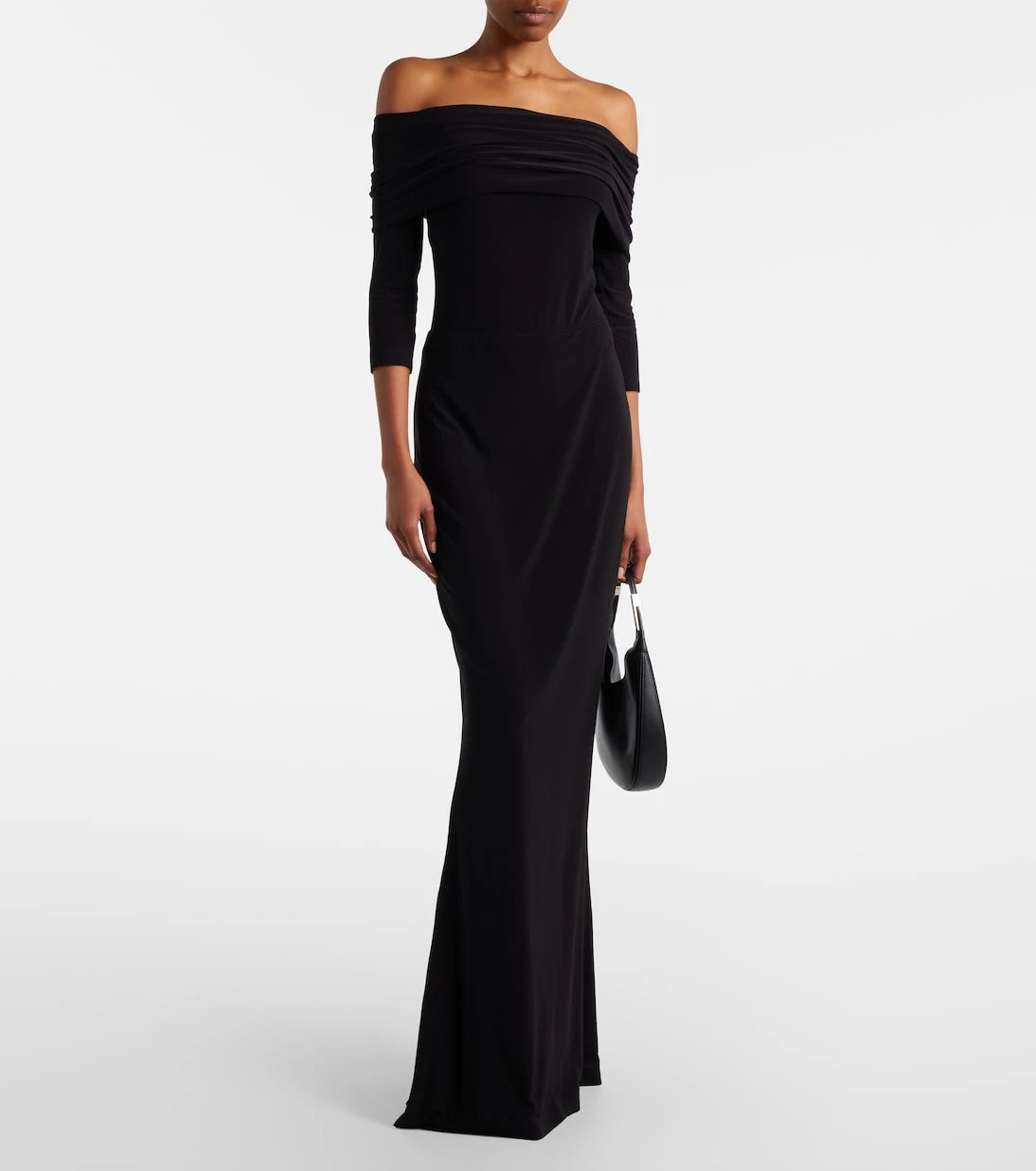 Norma Kamali - Obie jersey maxi skirt