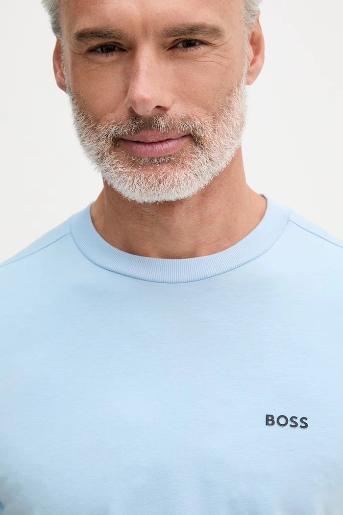 BOSS Green erkek pamuk elastan Tişört