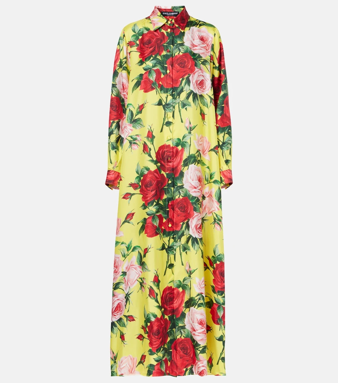 Dolce&Gabbana - Floral silk shirt dress