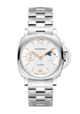 Stainless Steel Luminor Due Luna Watch 38mm