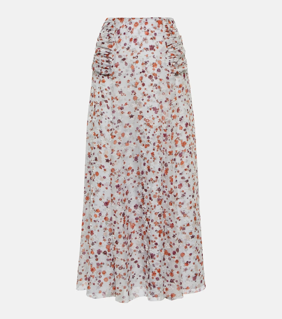 Dorothee Schumacher - Drapy Softness floral midi skirt