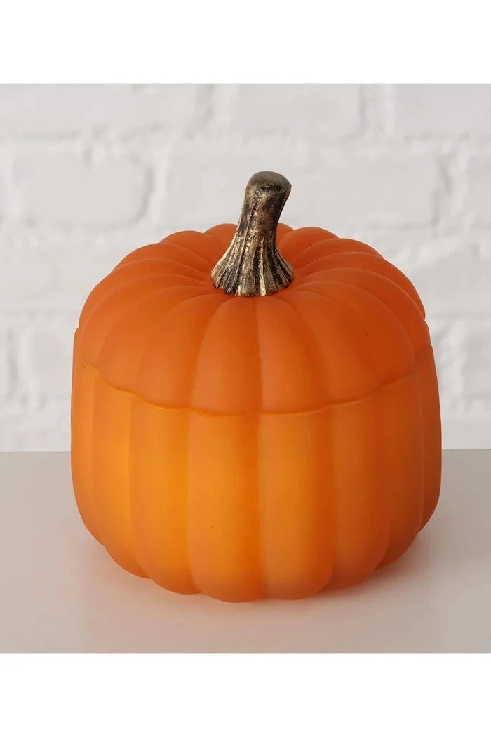 Dekoratif Mum Boltze Pumpkin 12 x 11,5 cm