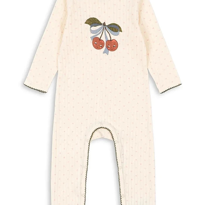 Konges Sløjd MINNIE ONESIE GOTS Bebek Pamuklu Tulum