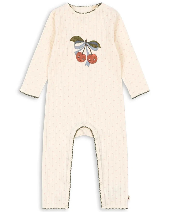 Konges Sløjd MINNIE ONESIE GOTS Bebek Pamuklu Tulum