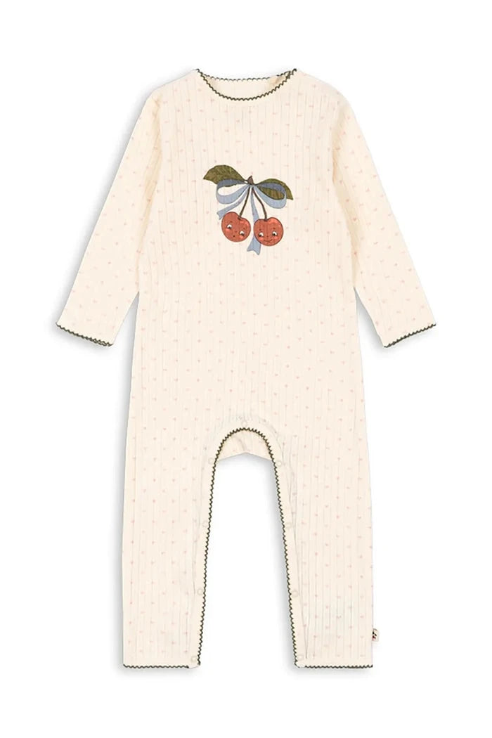 Konges Sløjd MINNIE ONESIE GOTS Bebek Pamuklu Tulum