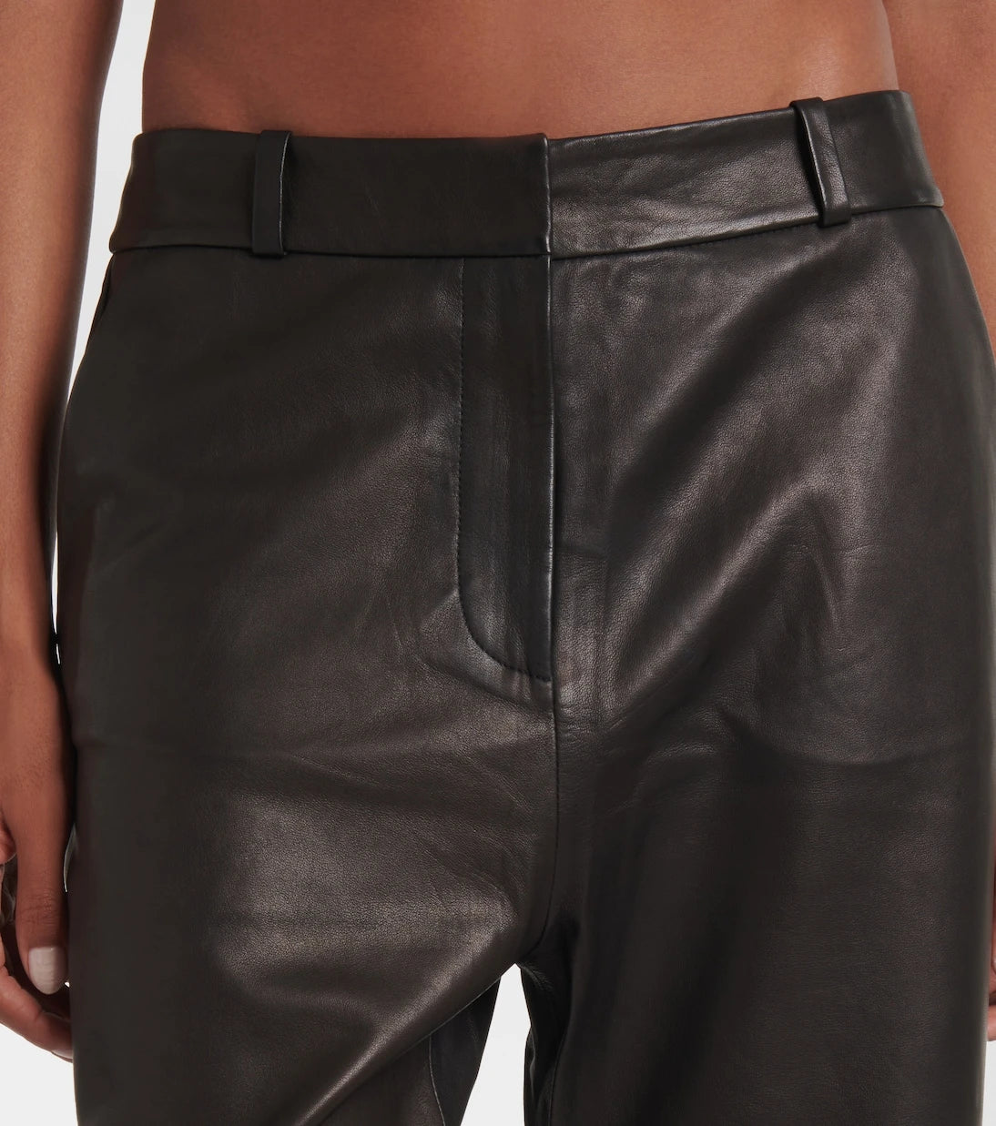 The Sei - Leather straight pants