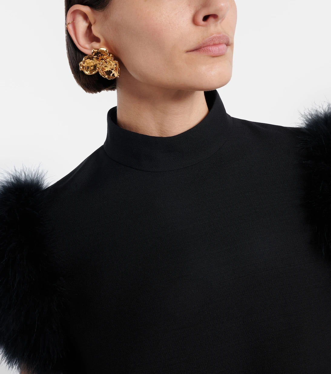 Oscar de la Renta - Blossom crystal-embellished earrings