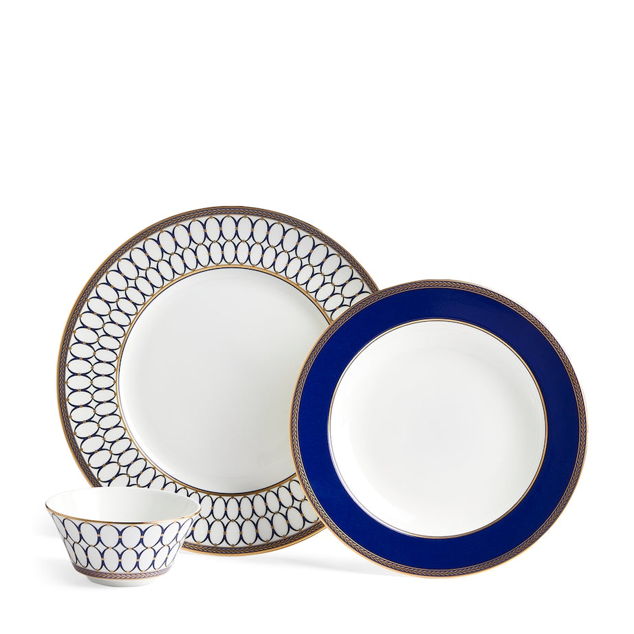 Set of 3 Renaissance Gold Dinnerware Pieces