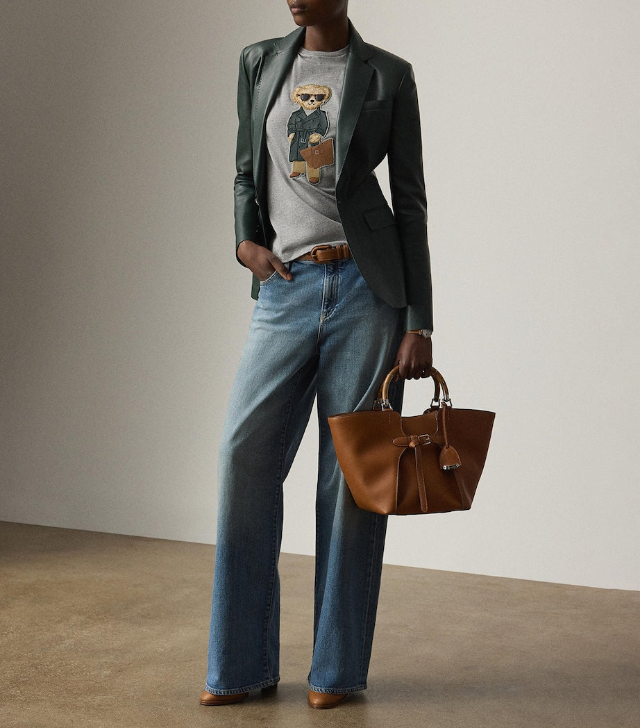 Grey Racing Green Trench Polo Bear T-Shirt