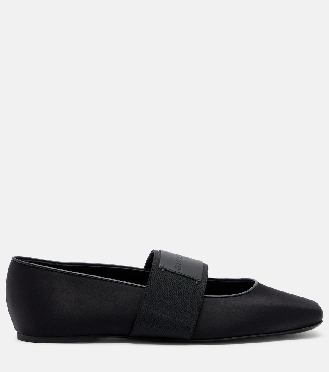 Givenchy - Sliced Square satin ballet flats