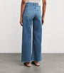 PAIGE Blue Anessa High-Rise Wide-Leg Jeans
