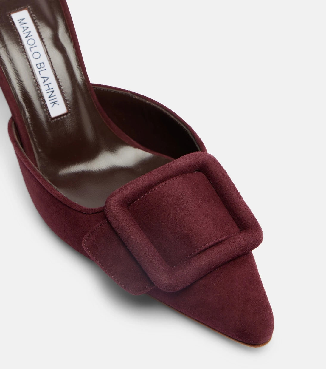 Manolo Blahnik - Maysale 70 suede mules