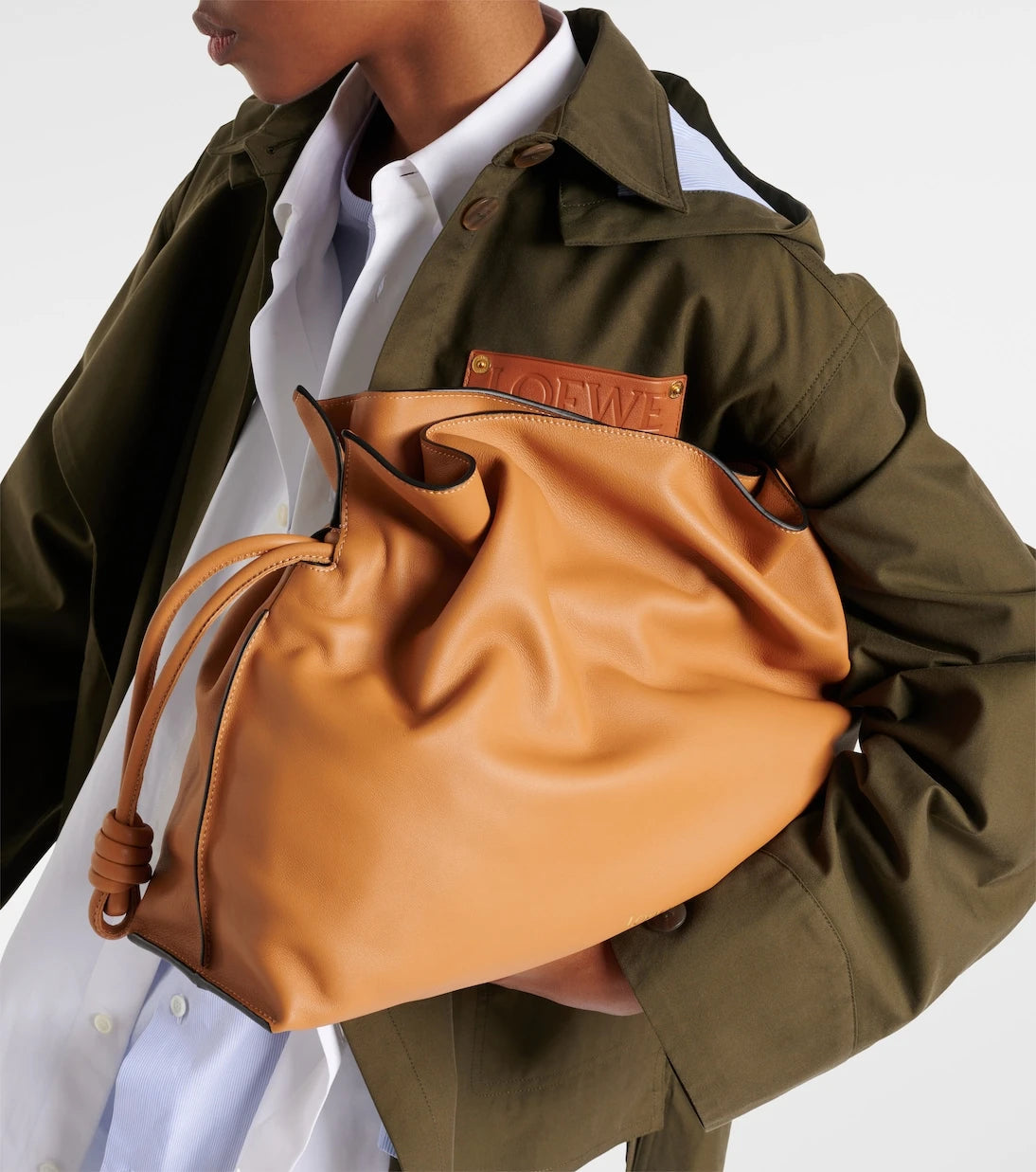 Loewe - Flamenco Large leather clutch