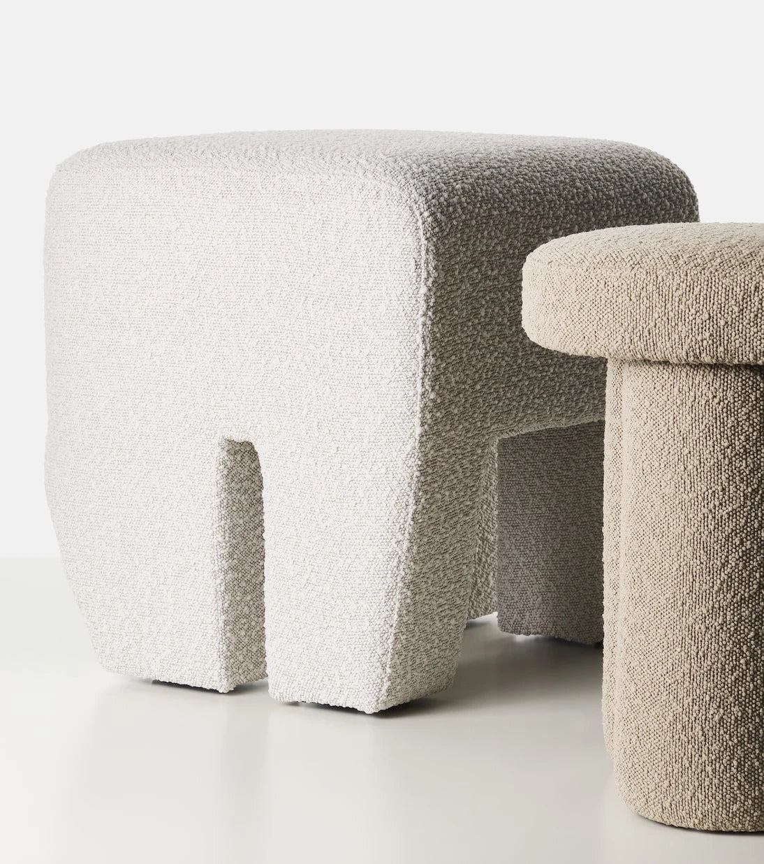101 Copenhagen - Sculpt bouclé stool