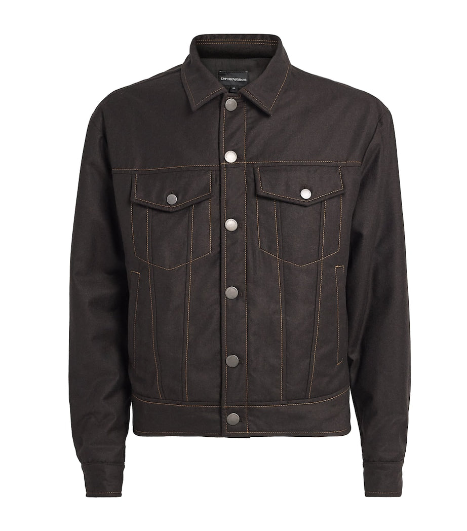 Emporio Armani Brown Denim Jacket