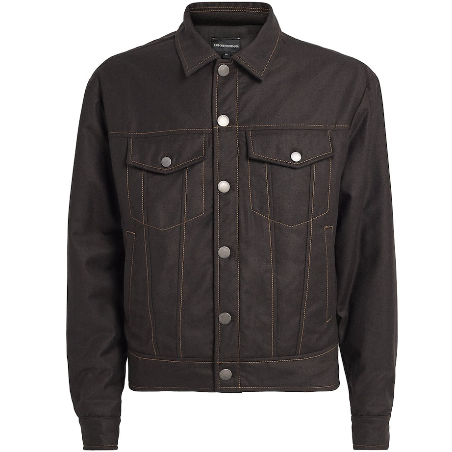 Emporio Armani Brown Denim Jacket