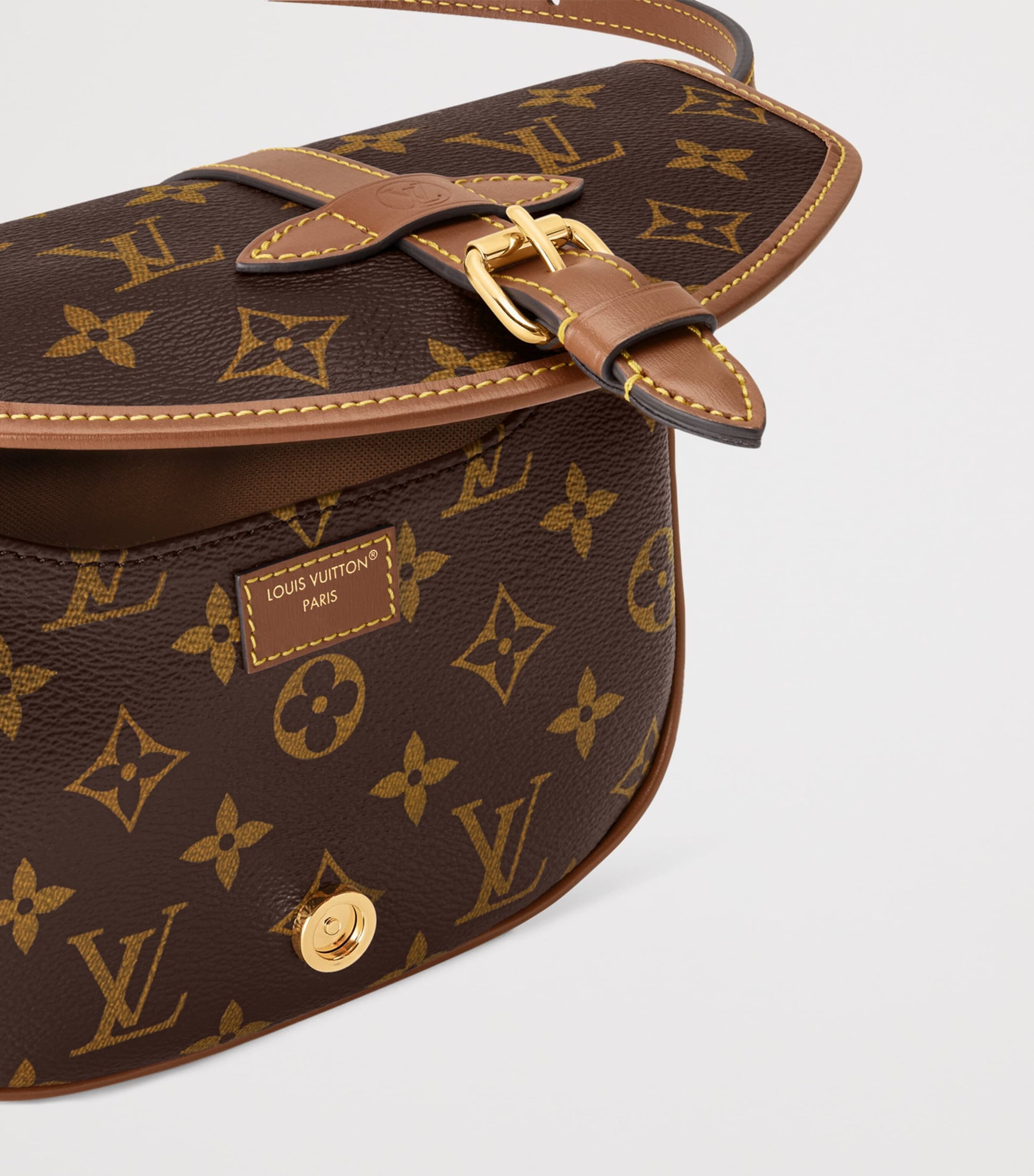 LOUIS VUITTON Black Canvas Duo BB Belt Bag