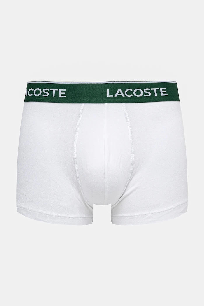 Lacoste erkek pamuklu elastan dar kesim boxer 3'lü