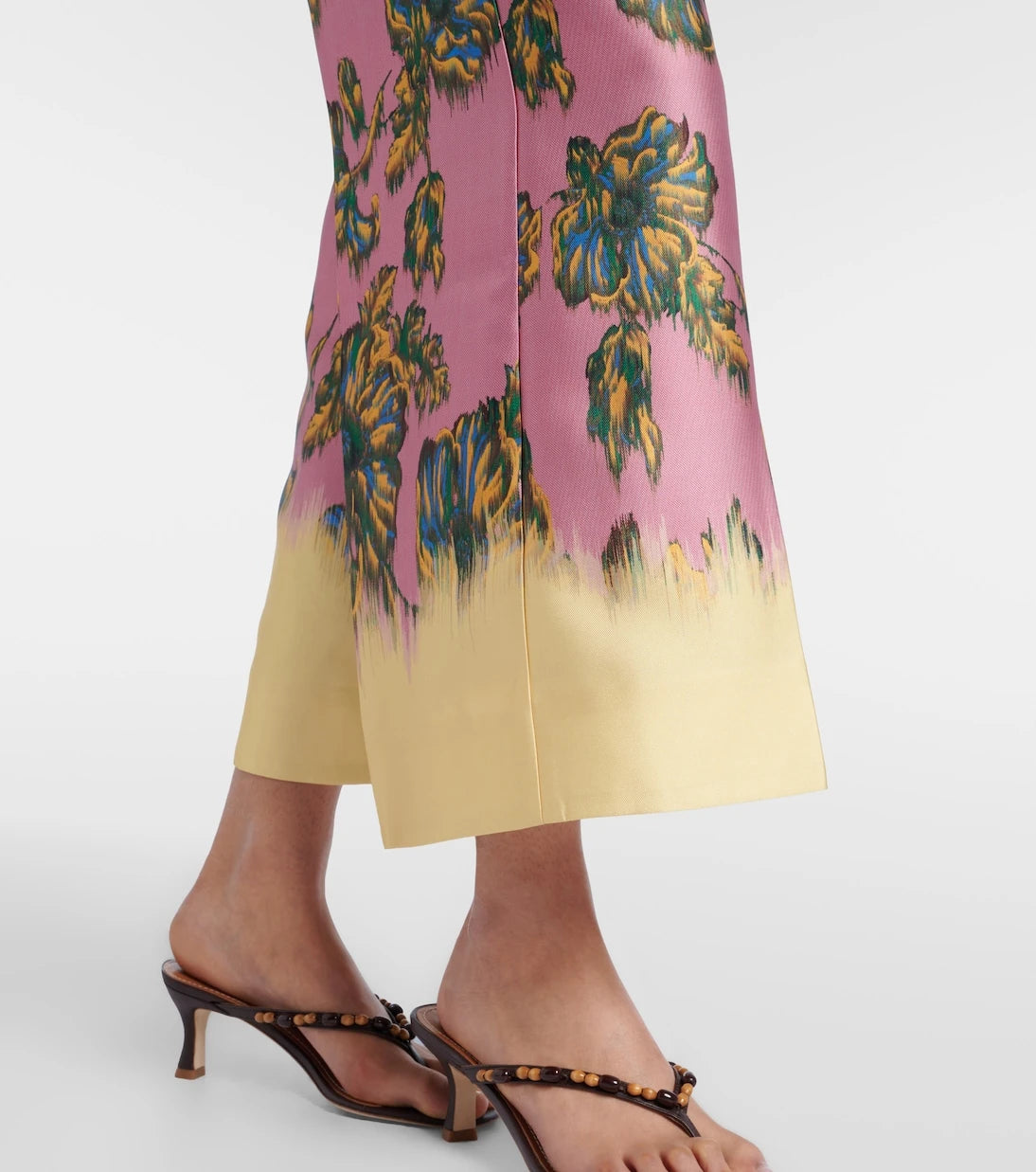 Alémais - Faye floral cropped pants