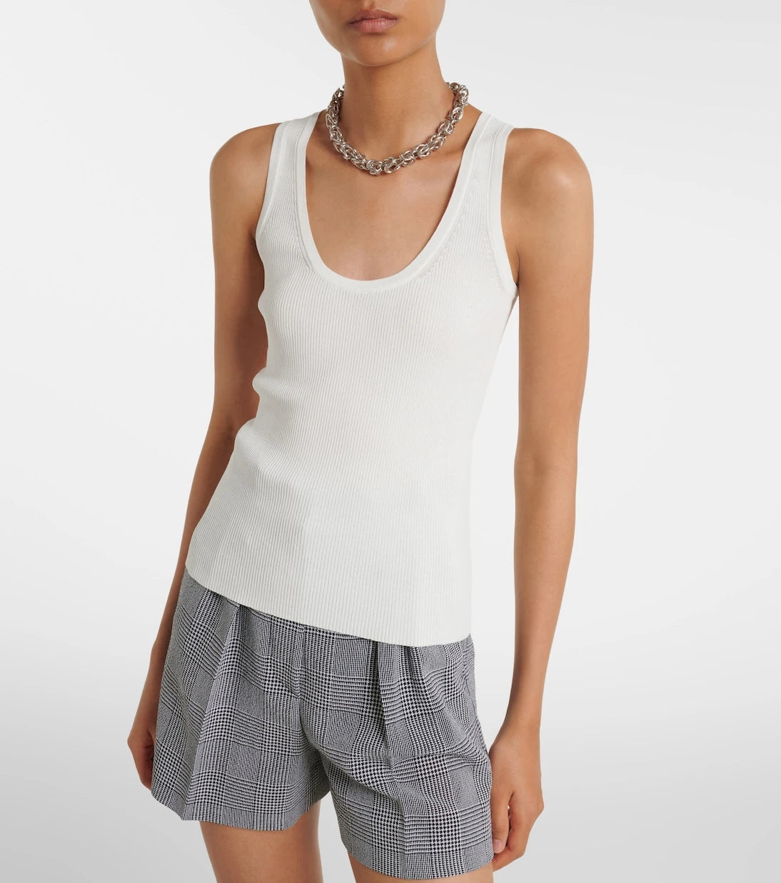 Max Mara - Ribbed-knit jersey tank top