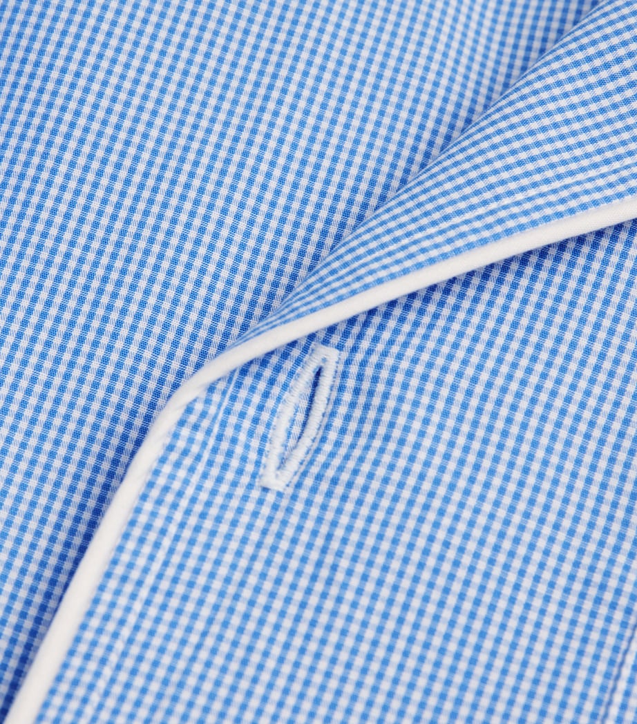 Cotton Poplin Gingham Pyjama Set