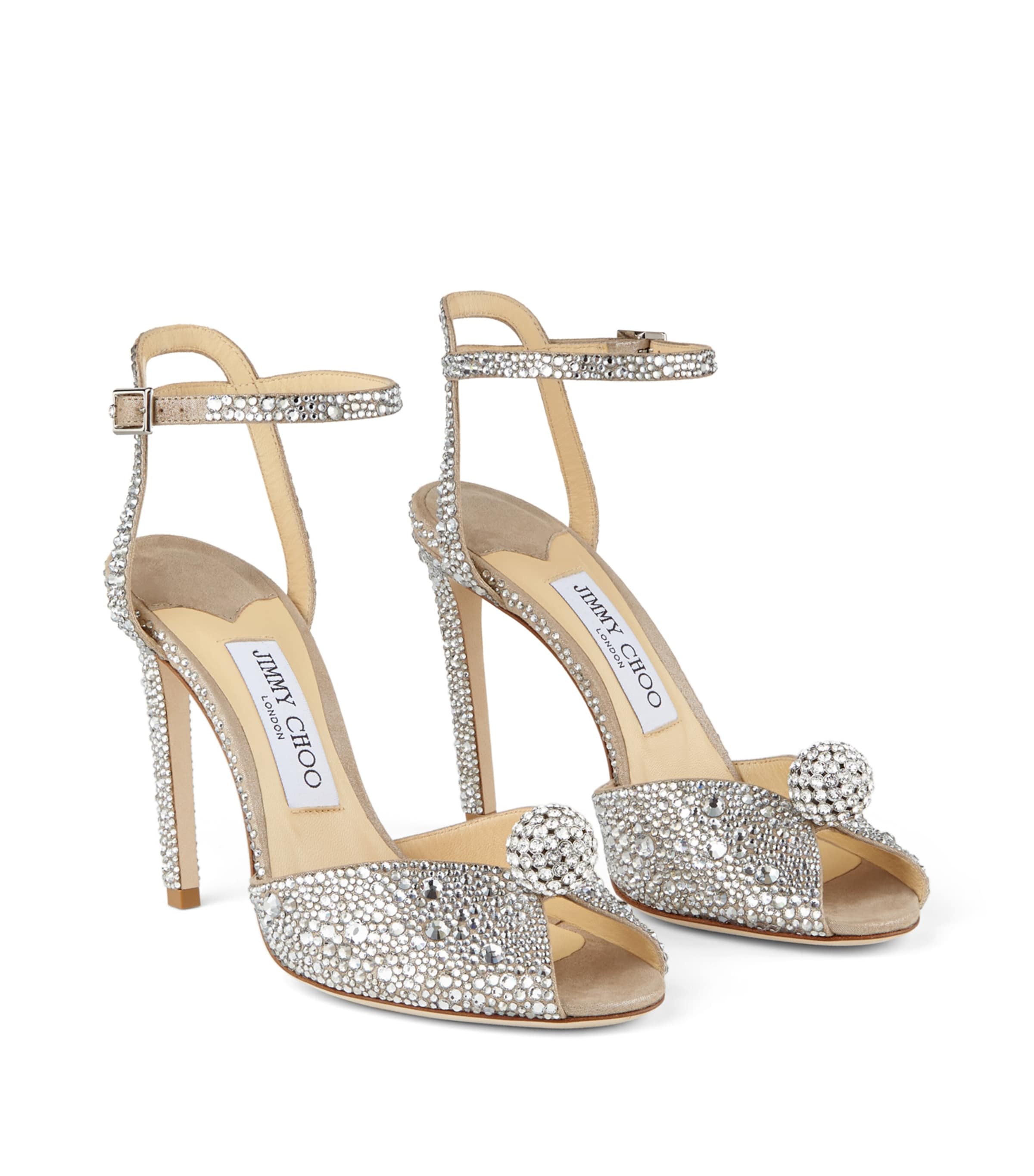 Sacora 100 Crystal-Embellished Sandals