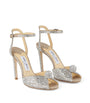 Nude Sacora 100 Crystal-Embellished Sandals