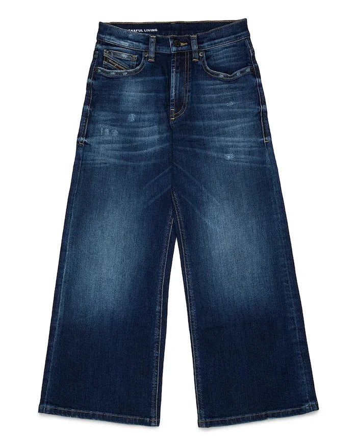Diesel D-ARGJX-J TROUSERS çocuklar için straight jean pantolon
