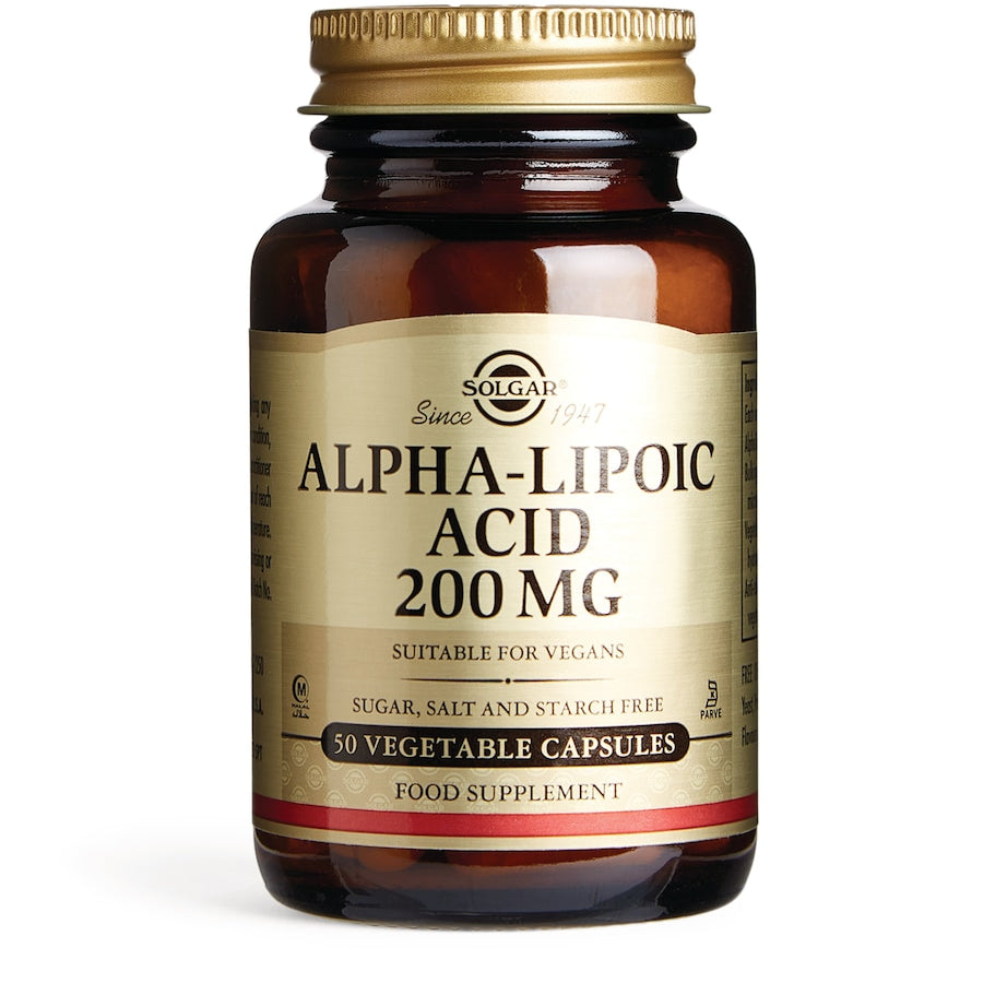 Alpha-Lipoic Acid 200mg (50 Vegetable Capsules)