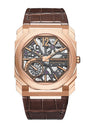 Rose Gold Octo Finissimo Skeleton 8 Days Watch 40mm