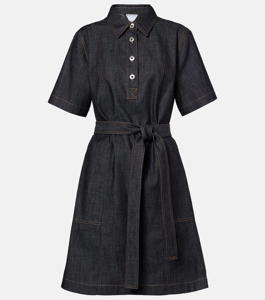 Bottega Veneta - Denim midi dress
