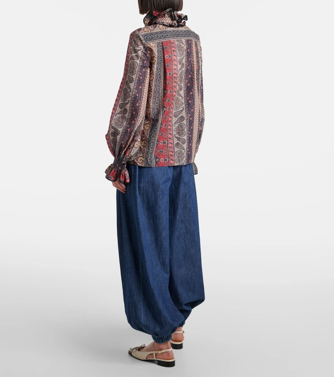 Valentino - Paisley cotton muslin blouse