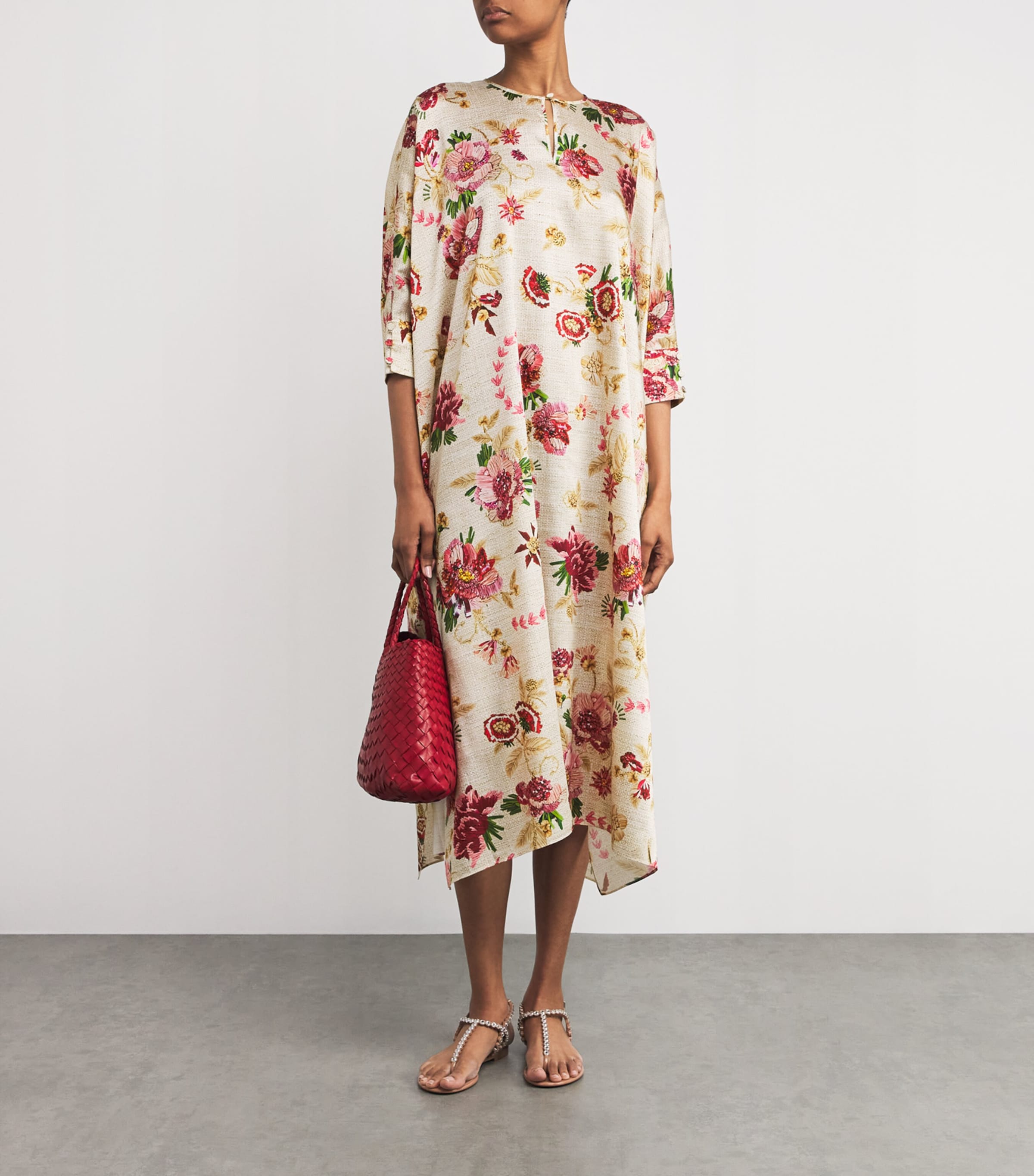Mary Katrantzou Multi Printed Zante Midi Kaftan