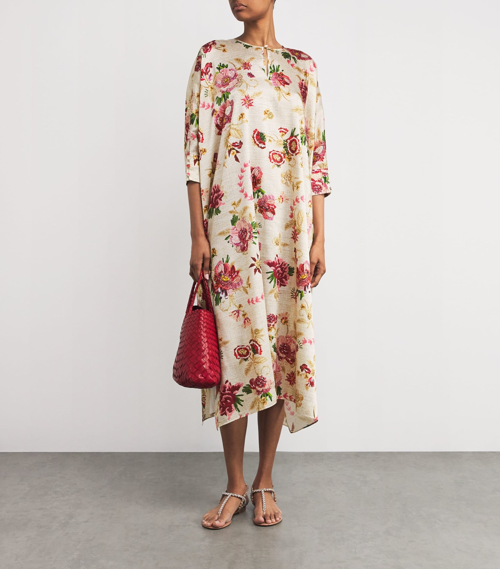Mary Katrantzou Multi Printed Zante Midi Kaftan